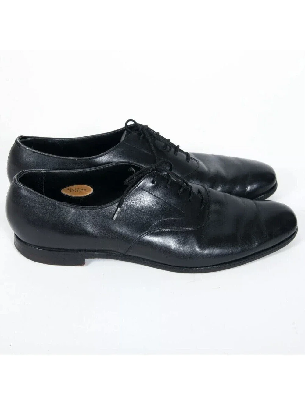 Edward Green 606 Last Black Oxford Balmoral Dress Shoes UK 11.5 B / US 12 B